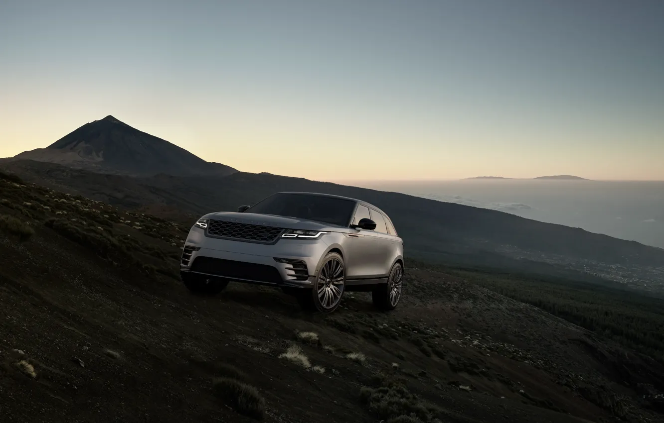 Photo wallpaper the evening, Range Rover, crossover, CGI, Velar