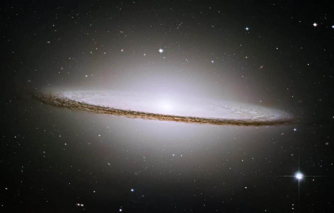 Photo wallpaper galaxy, sombrero, messier, vlt, ngc 4594, galaxy, sombrero, Messier