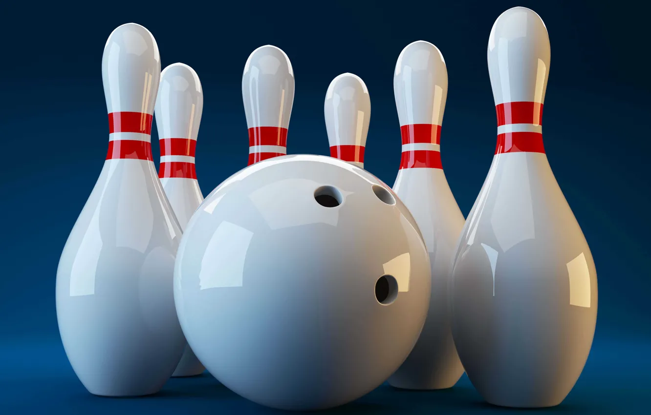 Photo wallpaper white, blue, rendering, background, balls, sport, visualization, skittles