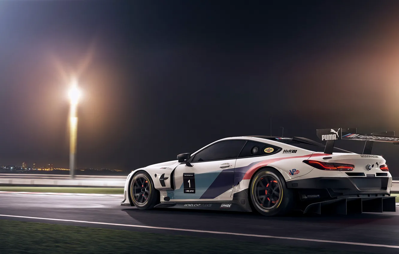 Photo wallpaper BMW, racing car, GTE, BMW M8