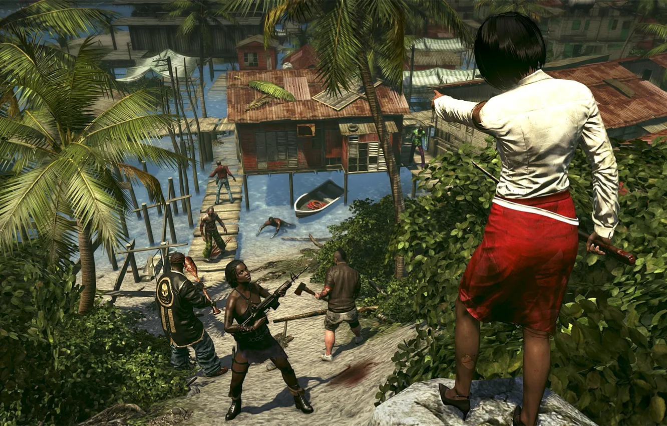 Photo wallpaper zombies, Logan, Dead Island, FRESH, Xian, SEM Bi