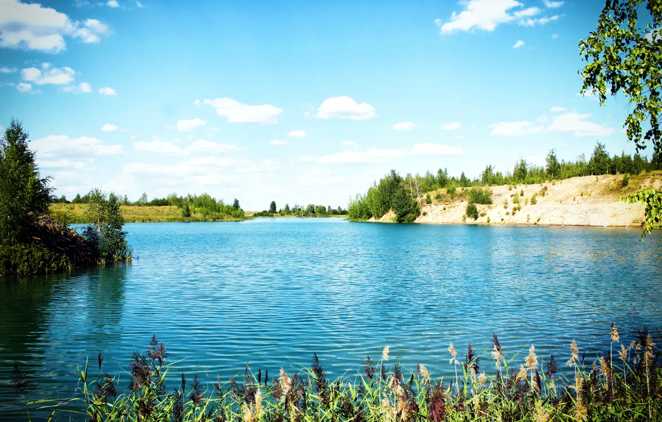Photo wallpaper nature, lake, beauty, Tula, Hub, Kireevsk