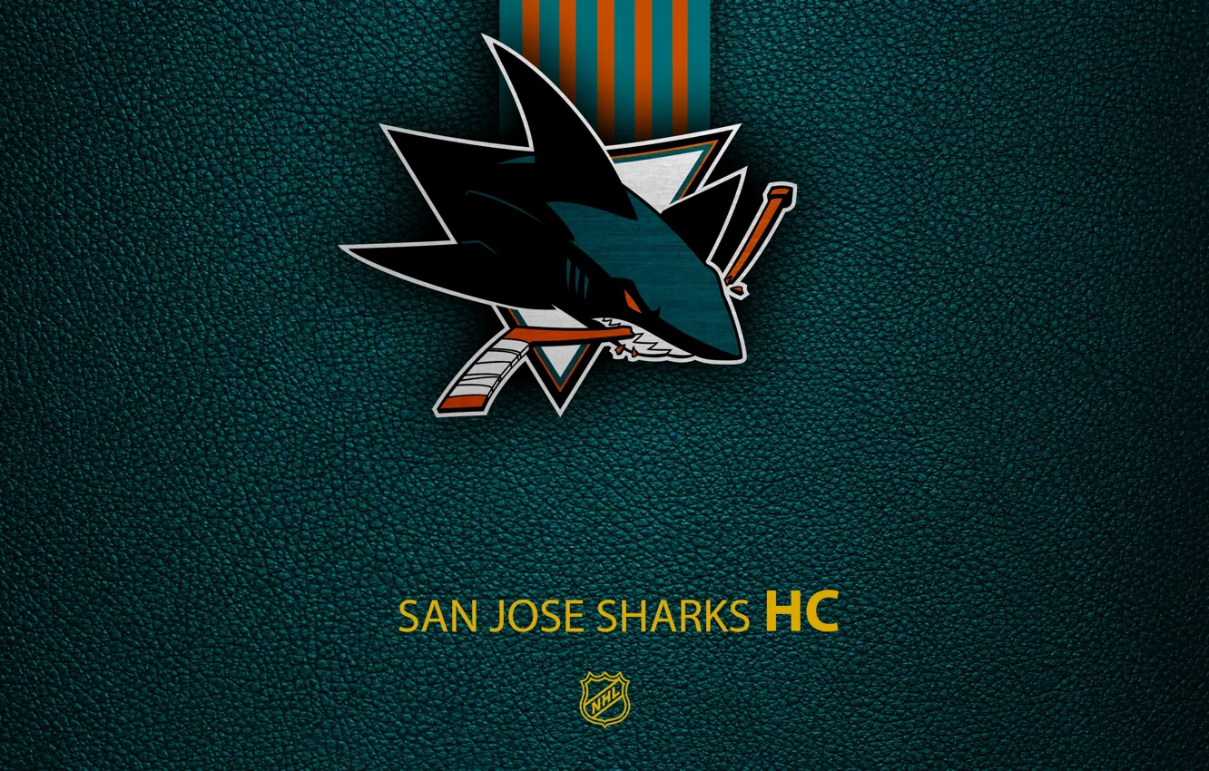 Photo wallpaper wallpaper, sport, logo, San Jose Sharks, NHL, hockey