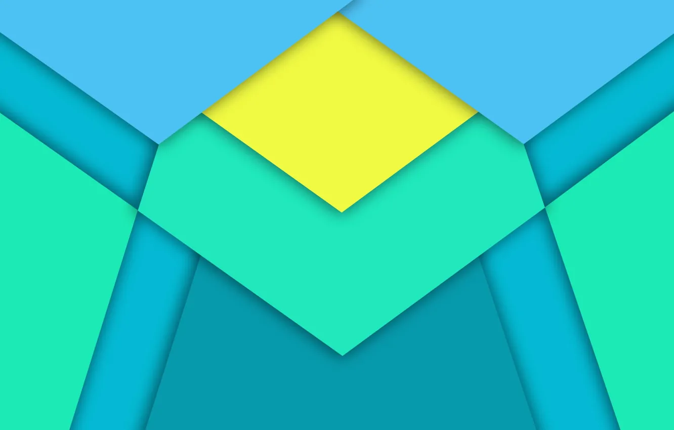 Photo wallpaper Android, Blue, Design, 5.0, Line, Yellow, Lollipop, Stripes
