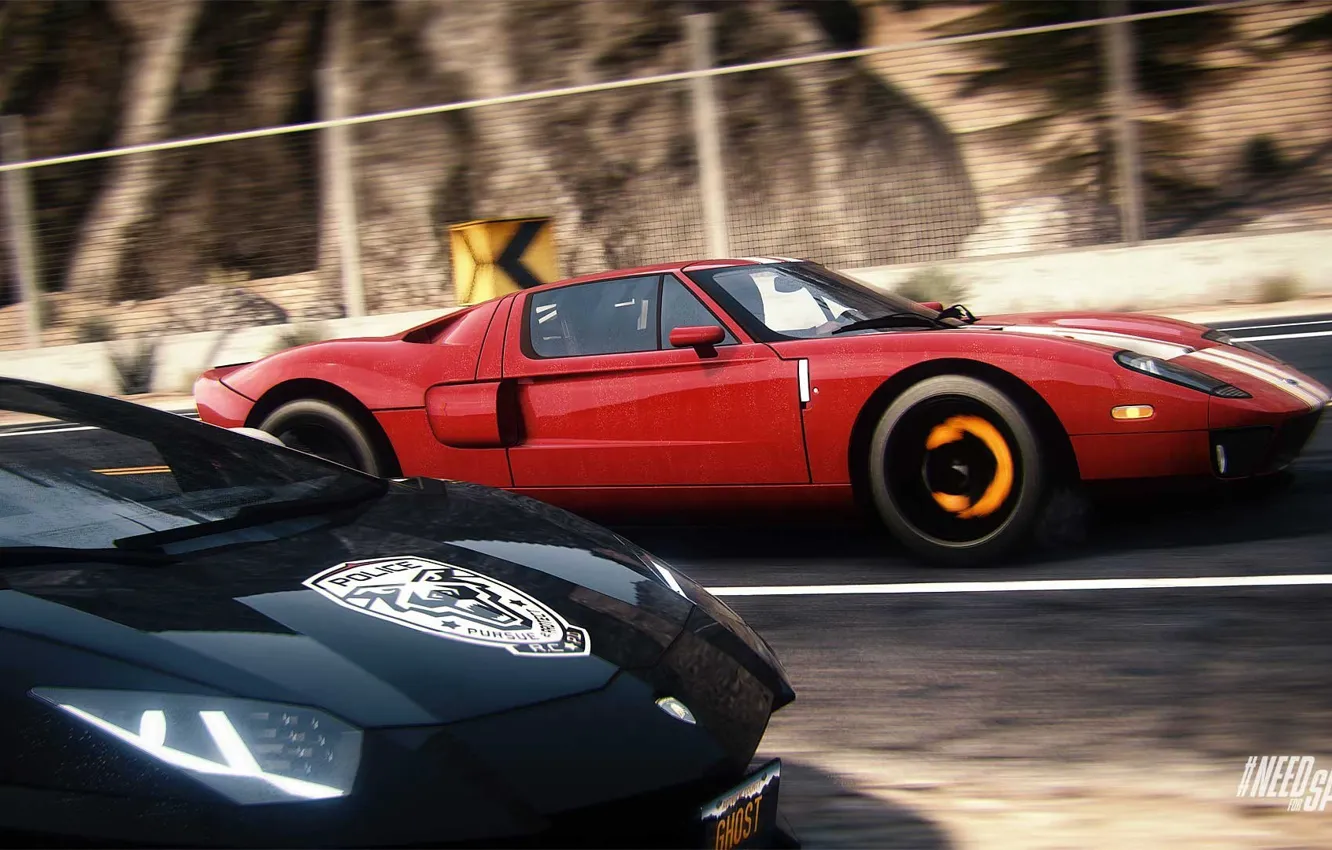 Photo wallpaper Ford, Lamborghini, Need for Speed, nfs, LP700-4, Aventador, 2013, Rivals