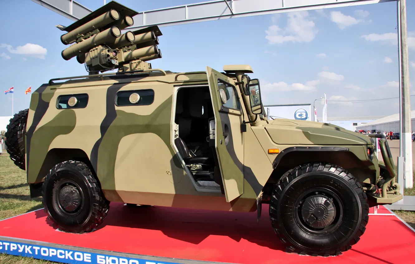 Photo wallpaper "Kornet-EM", on the basis of the armored car, The "tiger"., ATRA