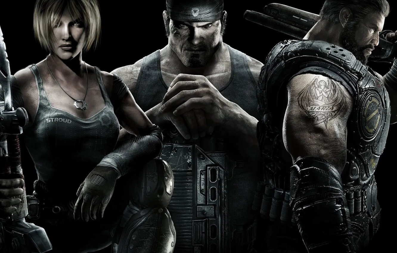 Photo wallpaper gear, Phoenix, Gears of War 3, Marcus, of war 3