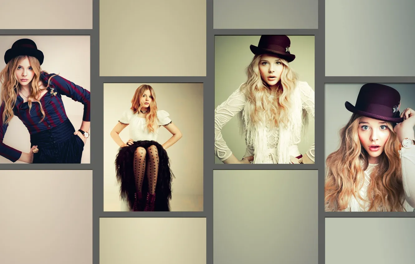Photo wallpaper girl, collage, actress, Chloe Grace Moretz, Chloë Grace Moretz, Chloe Grace Moretz, Chloe Moretz