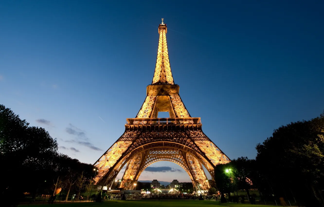 Photo wallpaper France, Paris, Eiffel Tower