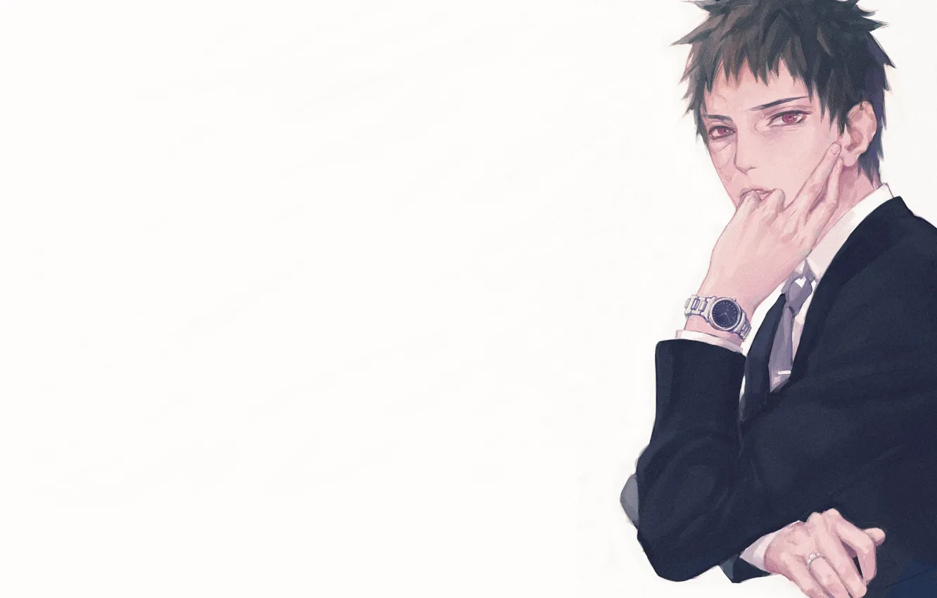 Photo wallpaper guy, Naruto, Naruto, upholstered Uchiha