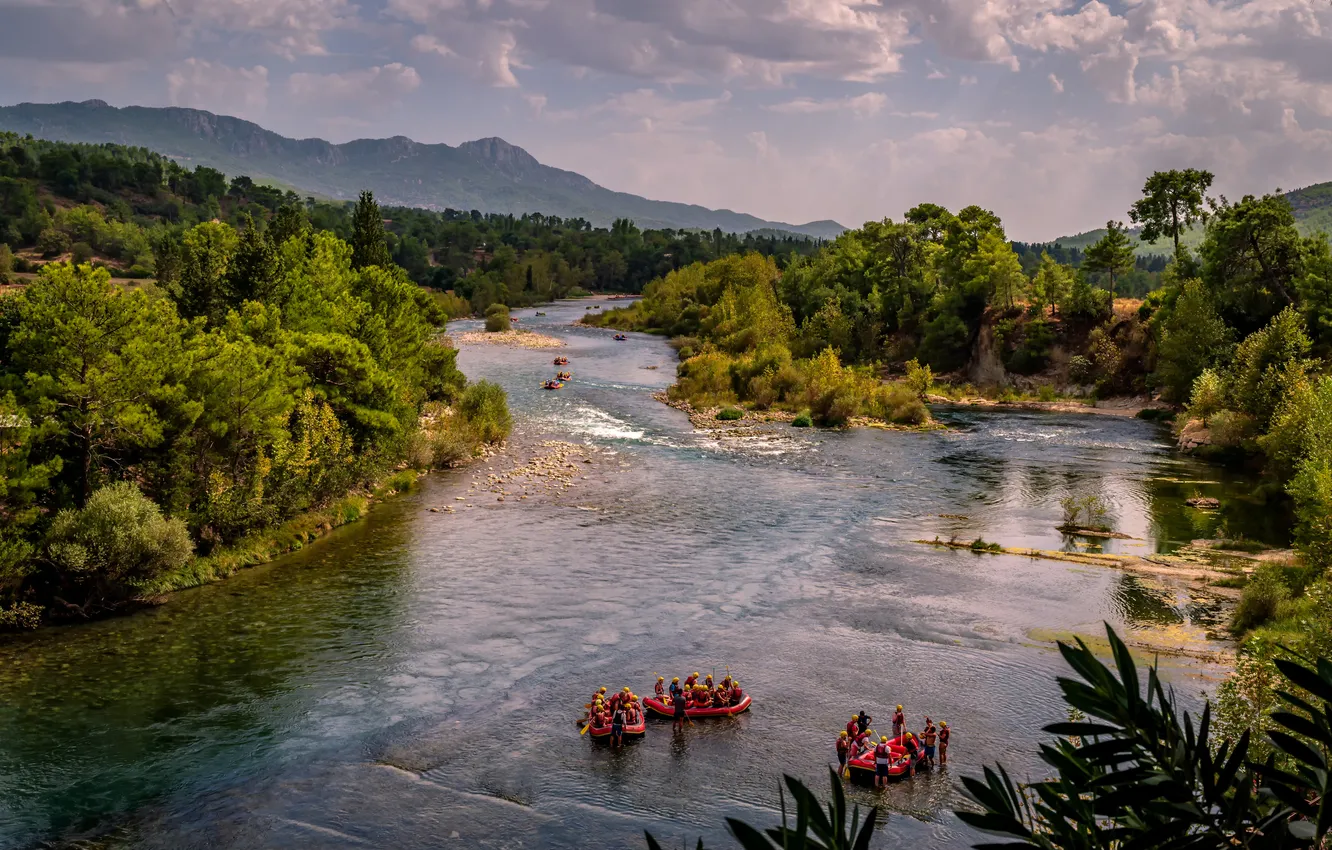 Photo wallpaper summer, river, mood, Andrey Vasilyev