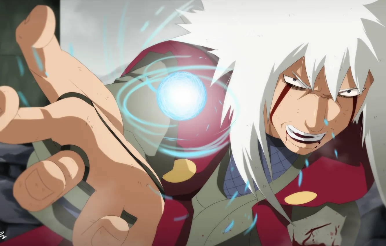 Photo wallpaper Naruto, anime, jiraiya