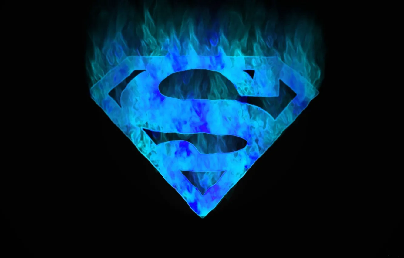 Photo wallpaper Superman, logo, Superman