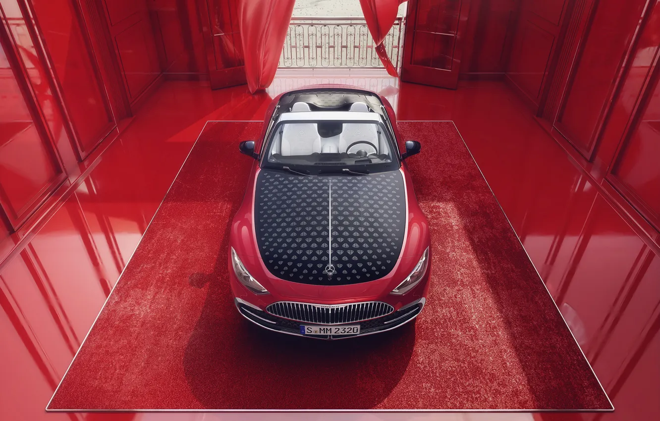 Photo wallpaper Roadster, Mercedes, Roadster, Maybach, Mercedes, luxury, Maybach, Sportcar