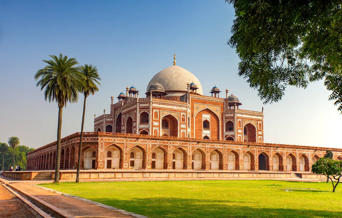 Photo wallpaper indian, islam, India, Landmark, Islamic, Iconic, humayun, Mausoleum
