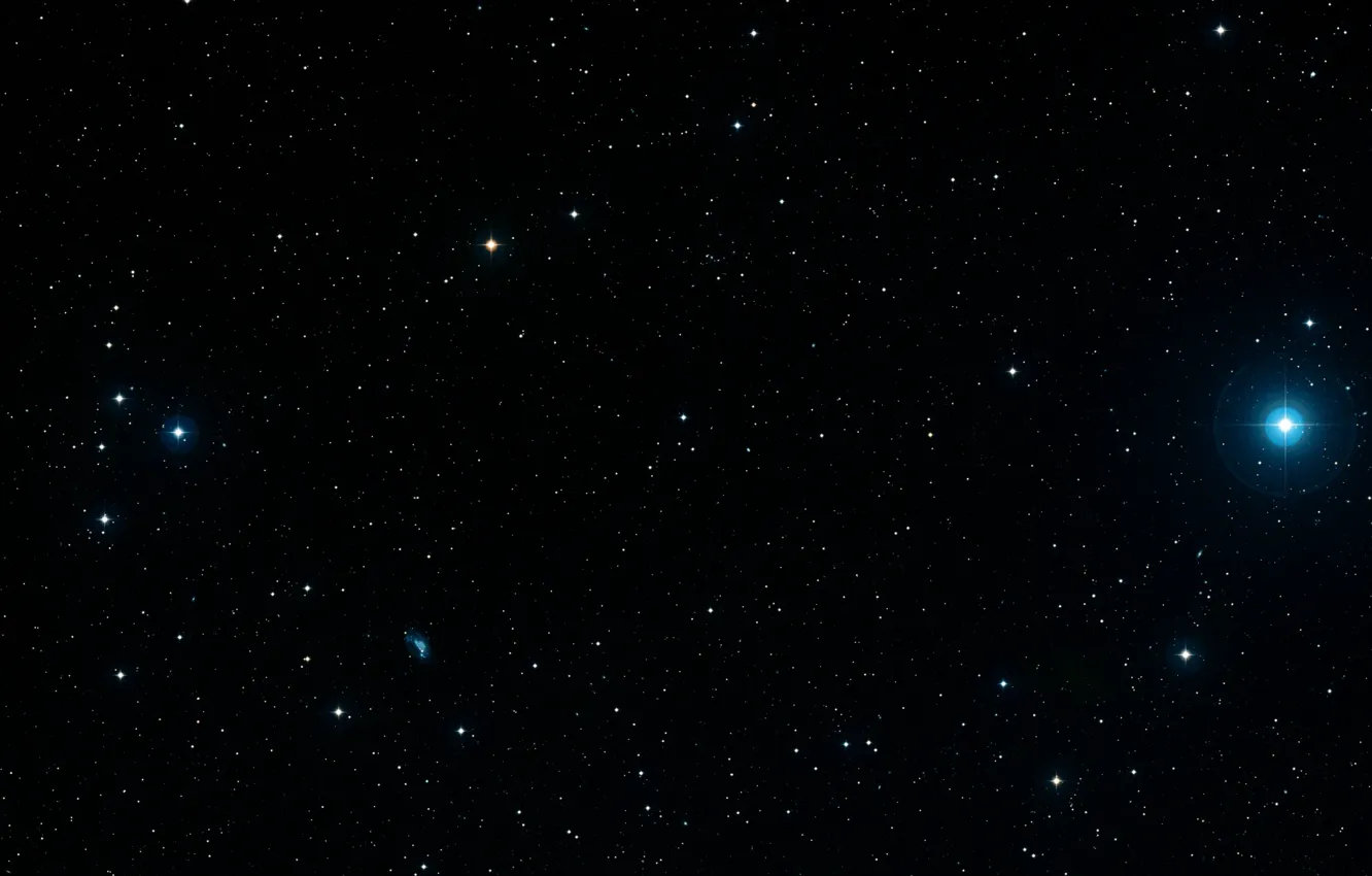 Photo wallpaper Hubble, Digitized Sky Survey 2, SDSS J1004+4112, Constellation Leo Minor