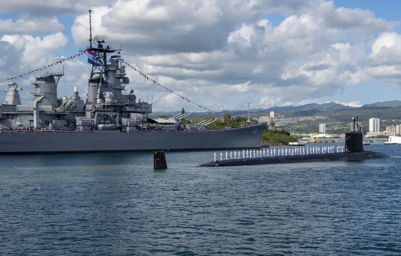 Photo wallpaper submarine, submarine, battleship