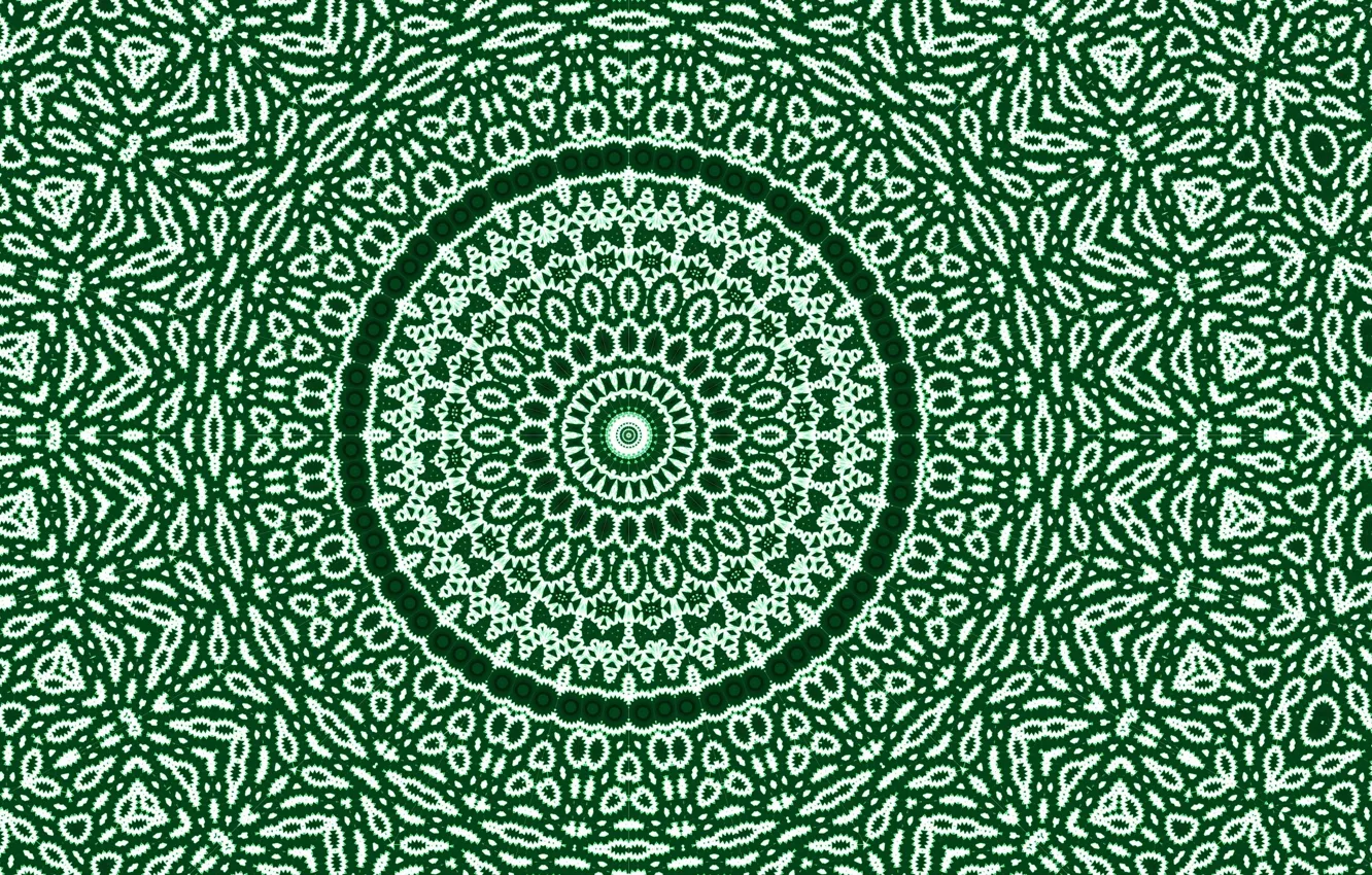 Photo wallpaper abstraction, green, pattern, bright