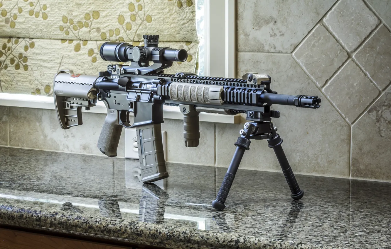 Photo wallpaper weapons, AR-15, BCM, assault rifle