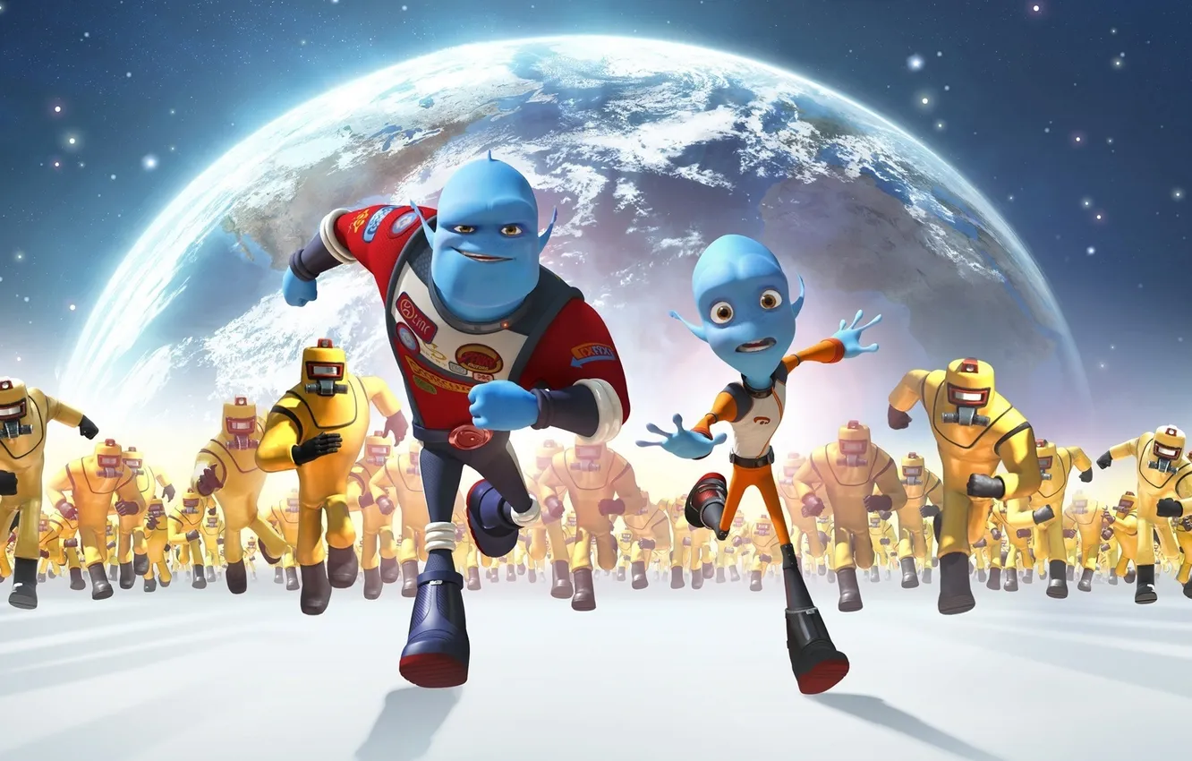 Photo wallpaper movies, Escape from Planet Earth 2013, Escape from planet Earth