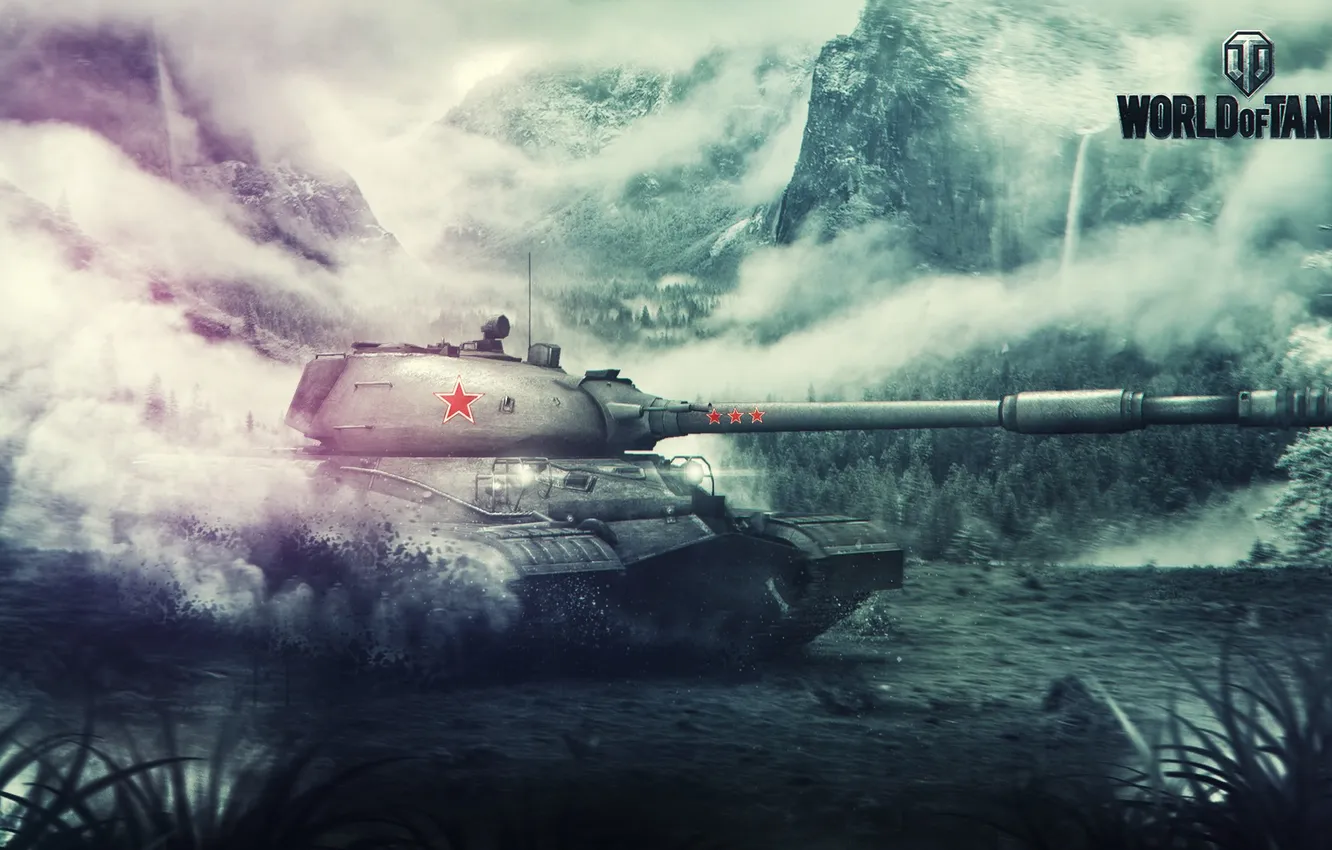 Photo wallpaper Game, USSR, Games, Art, World of Tanks, Wargaming Net, Is-8, FuriousGFX