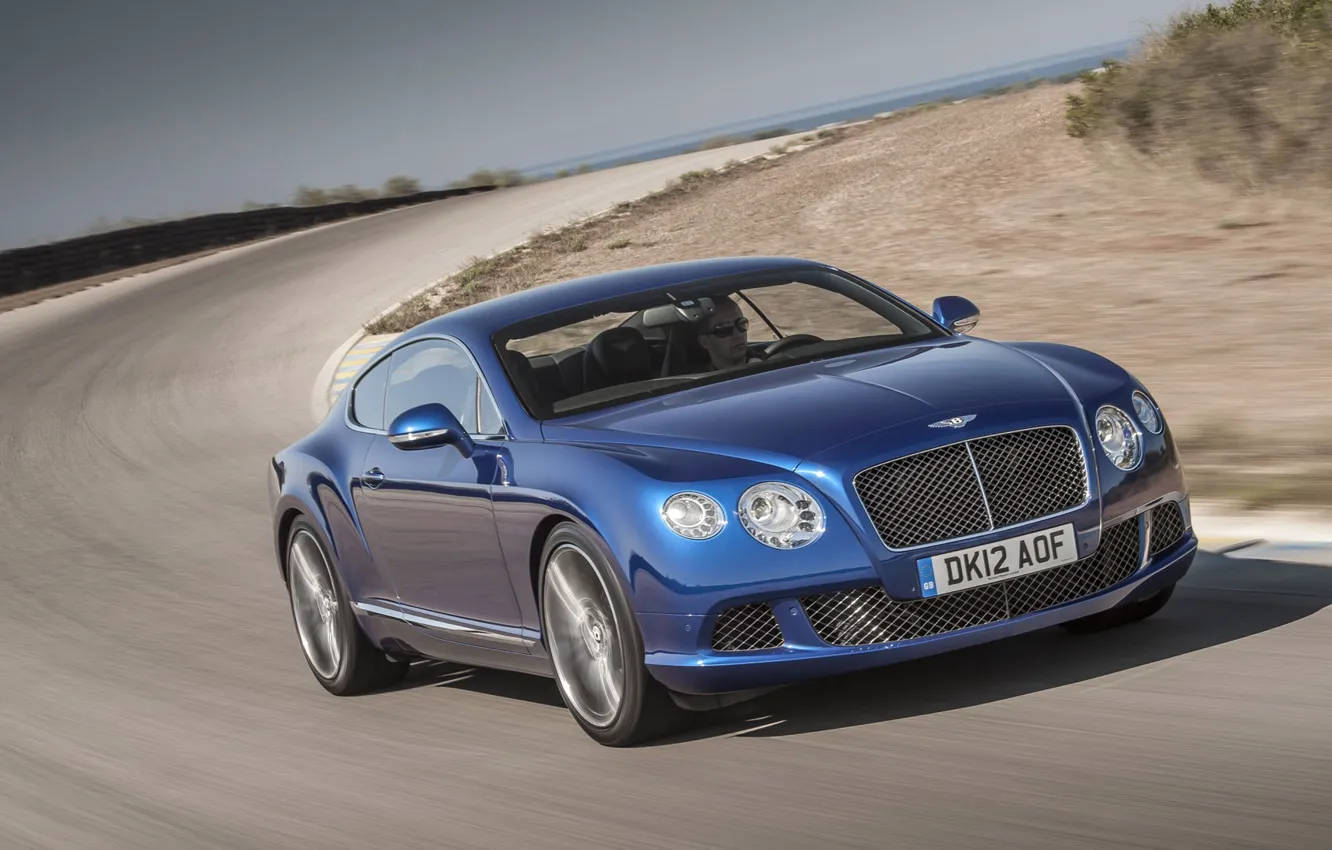 Photo wallpaper road, Bentley, Continental, GT Speed