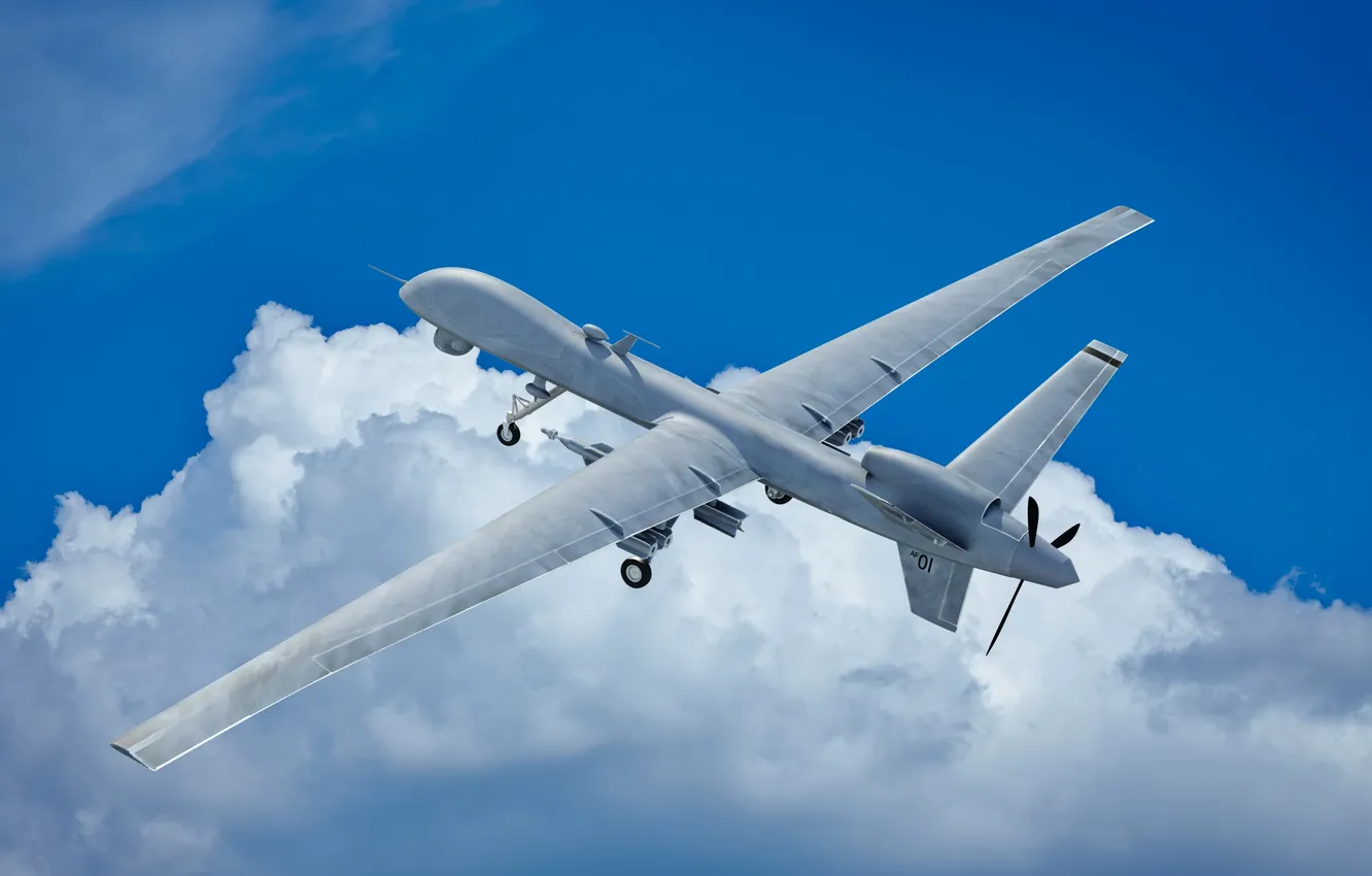 Photo wallpaper sky, aviation, drone