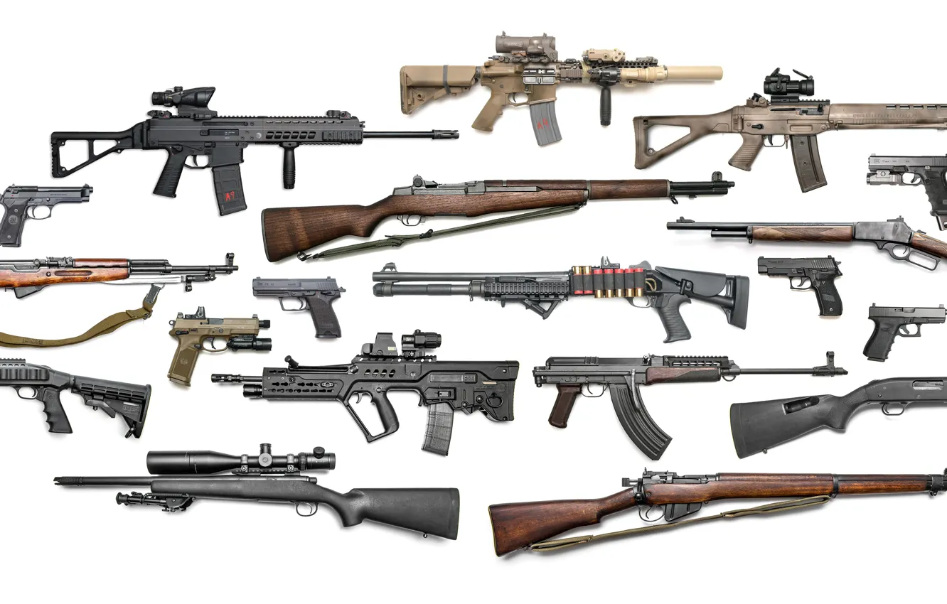 Photo wallpaper weapons, guns, rifle, machines