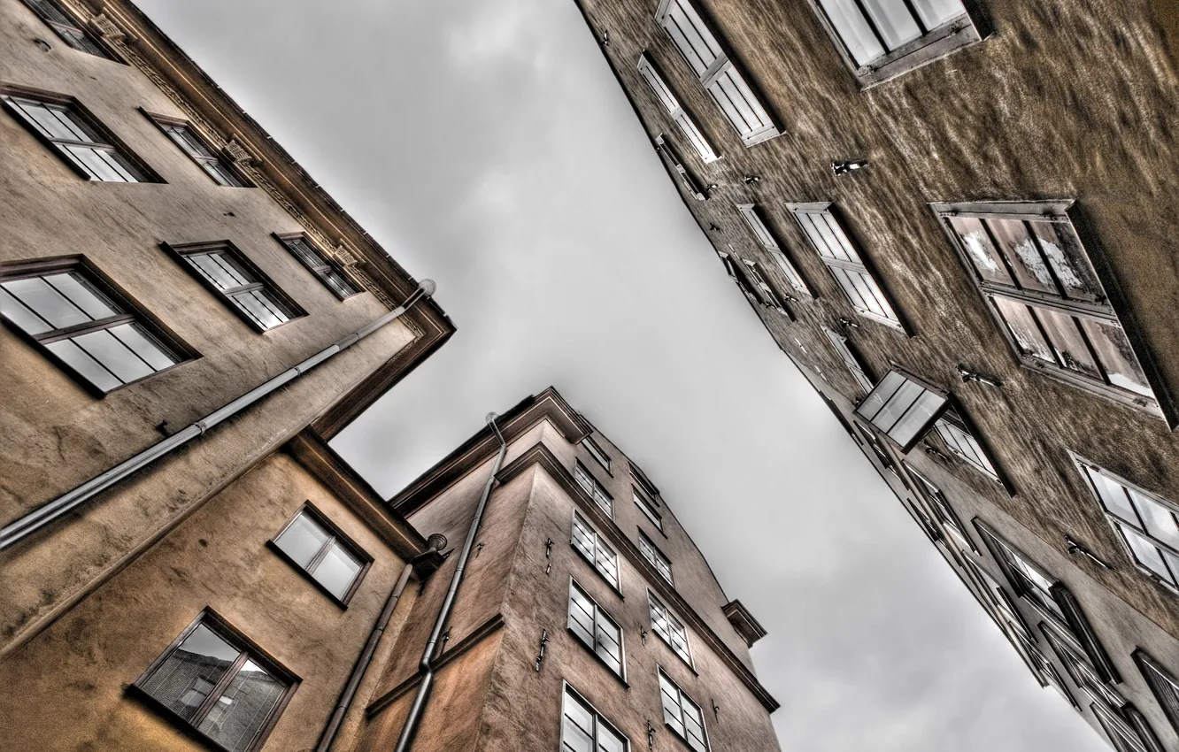 Photo wallpaper home, window, The drain