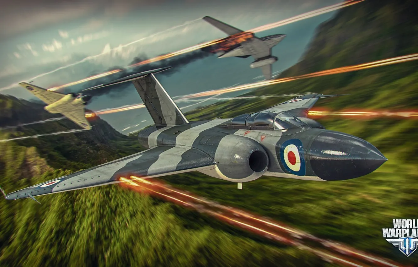Photo wallpaper shot, battle, the plane, aviation, air, MMO, Wargaming.Net, World of Warplanes