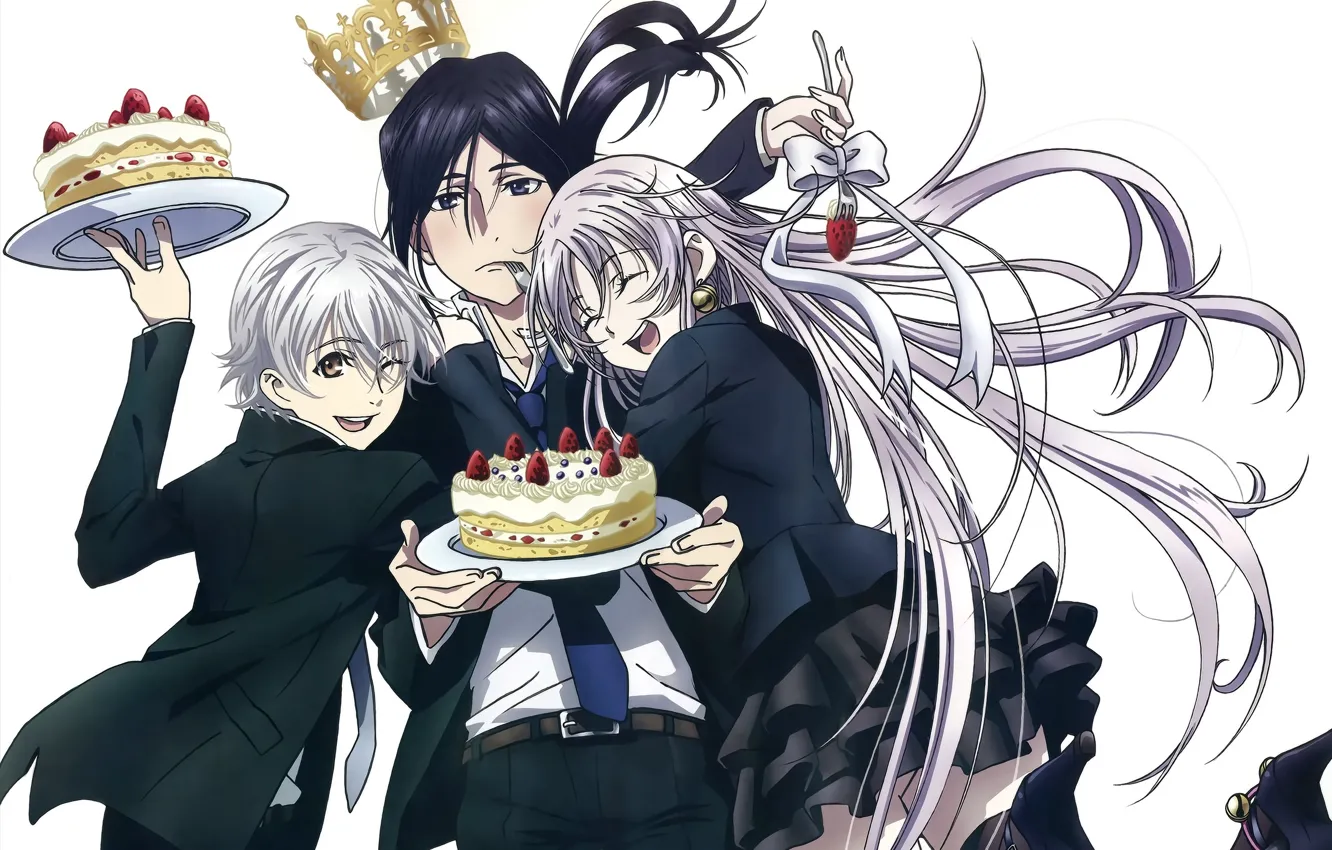 Photo wallpaper nothing, K Project, Yatogami Kuroh, Yashiro Christ