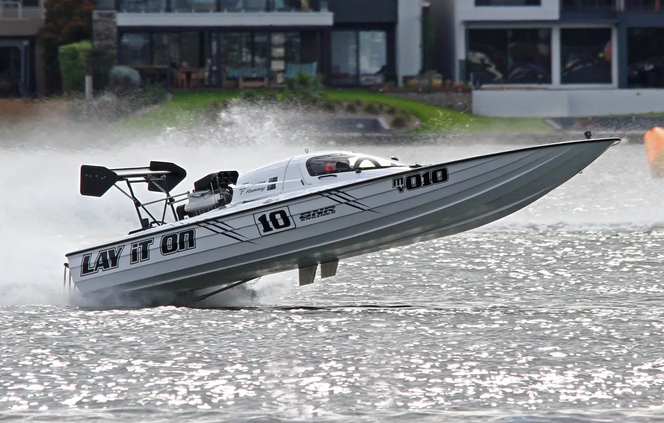 Photo wallpaper race, boat, speed