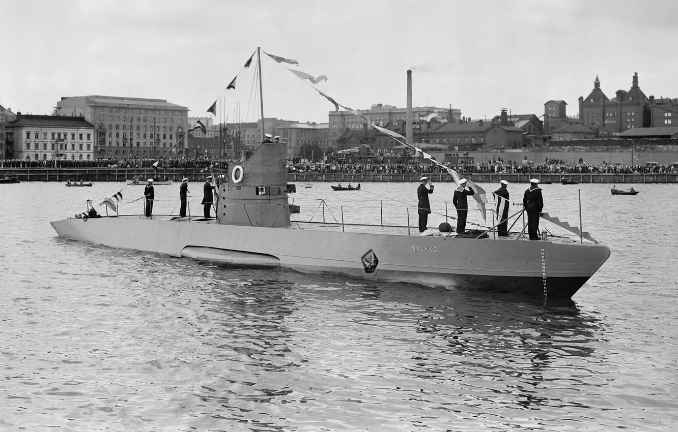 Photo wallpaper submarine, Finland, diesel, Saukko