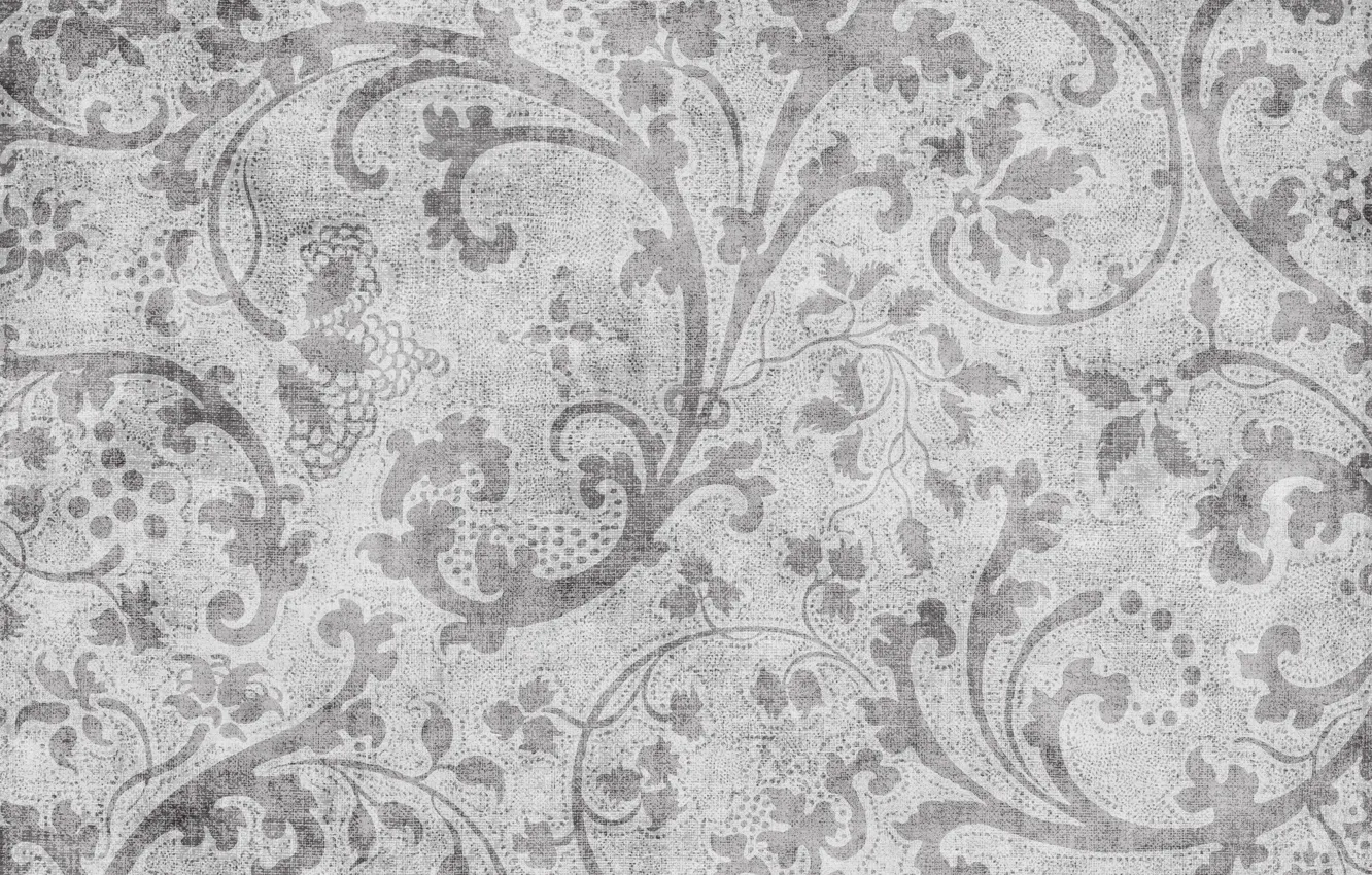 Photo wallpaper pattern, texture, black and white, vintage