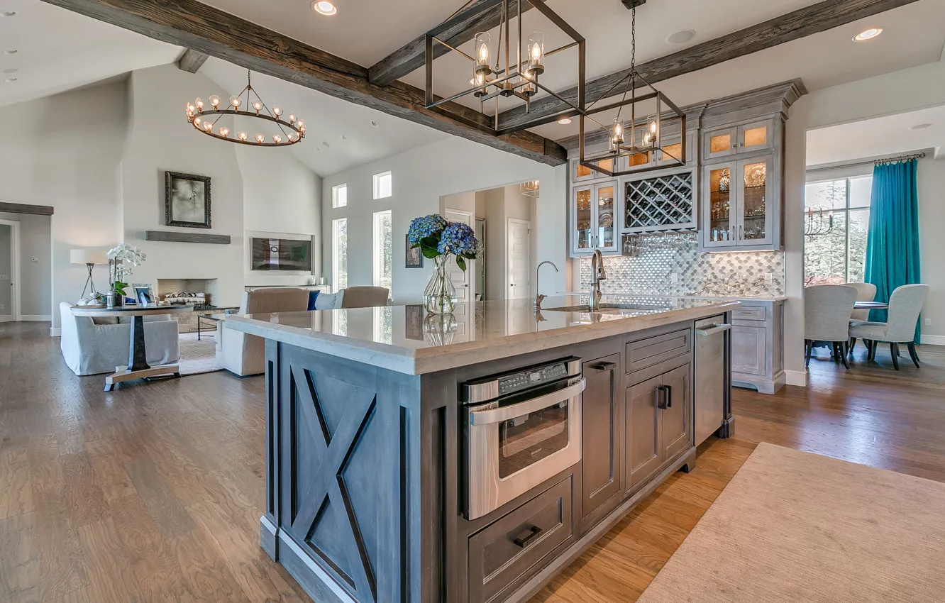 Photo wallpaper space, Villa, interior, Mill Road, East Sorghum