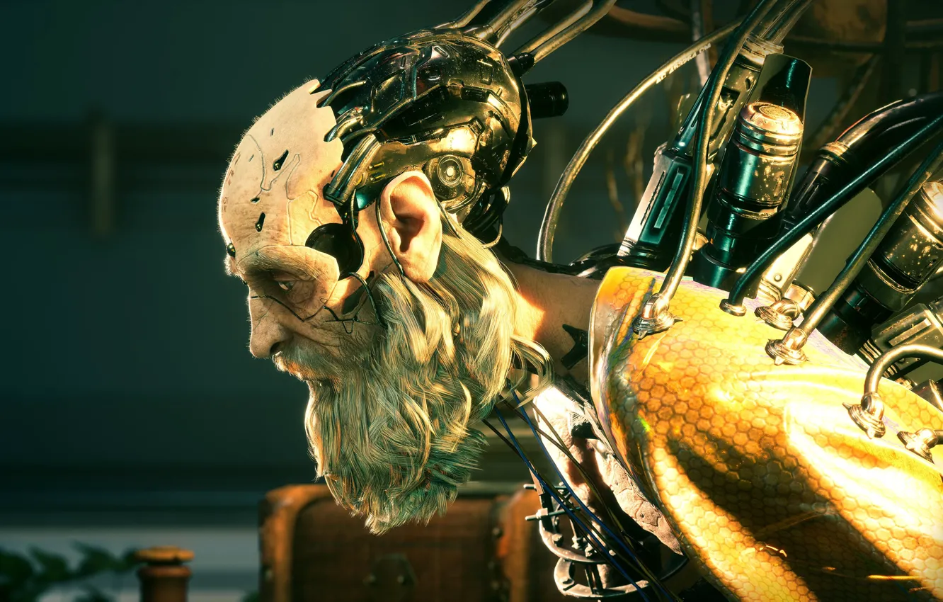 Photo wallpaper the old man, game, State of Play, Project EVE, Action video game, Stellar Blade, Shift …