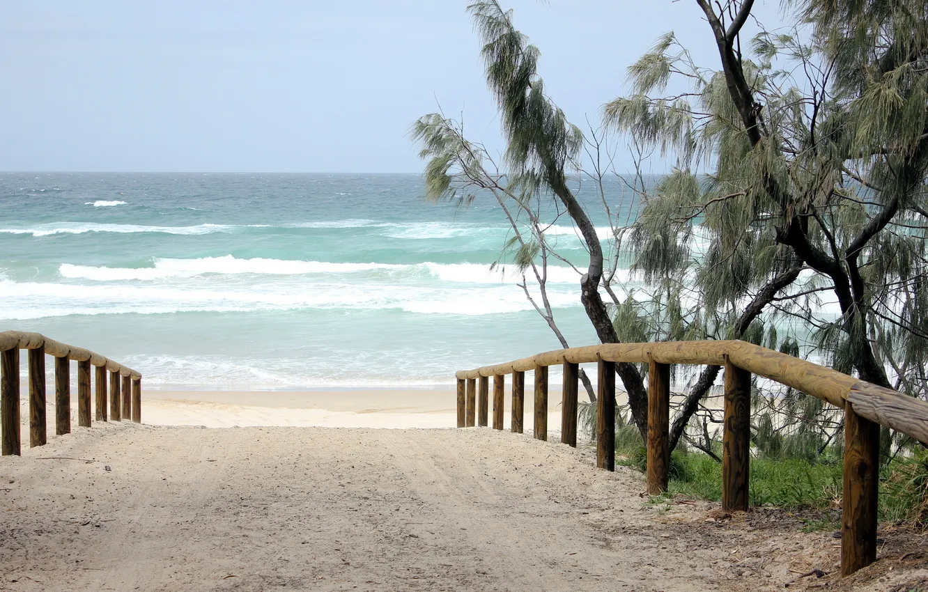 Photo wallpaper Australia, Peregian Beach, Shades of the Pacific Ocean