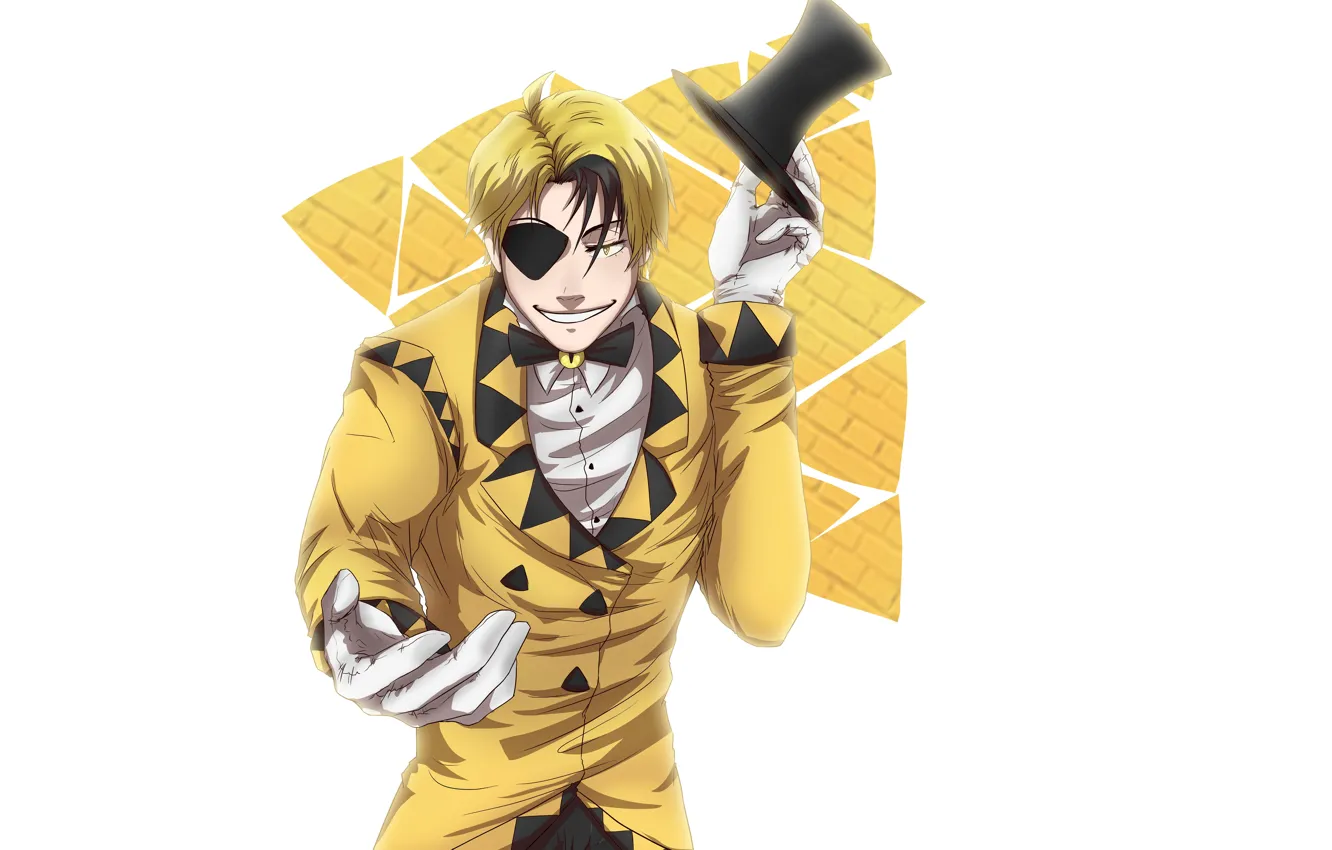 Photo wallpaper magic, people, being, art, triangle, Gravity Falls, Bill Cipher