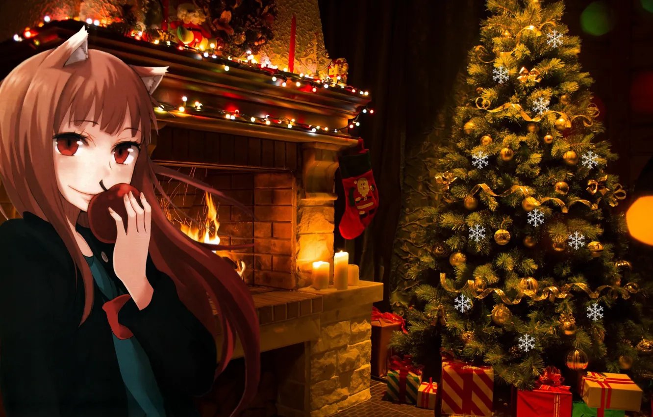 Photo wallpaper New year, Holo, spice and wolf, Spice and wolf, The Wallpapers