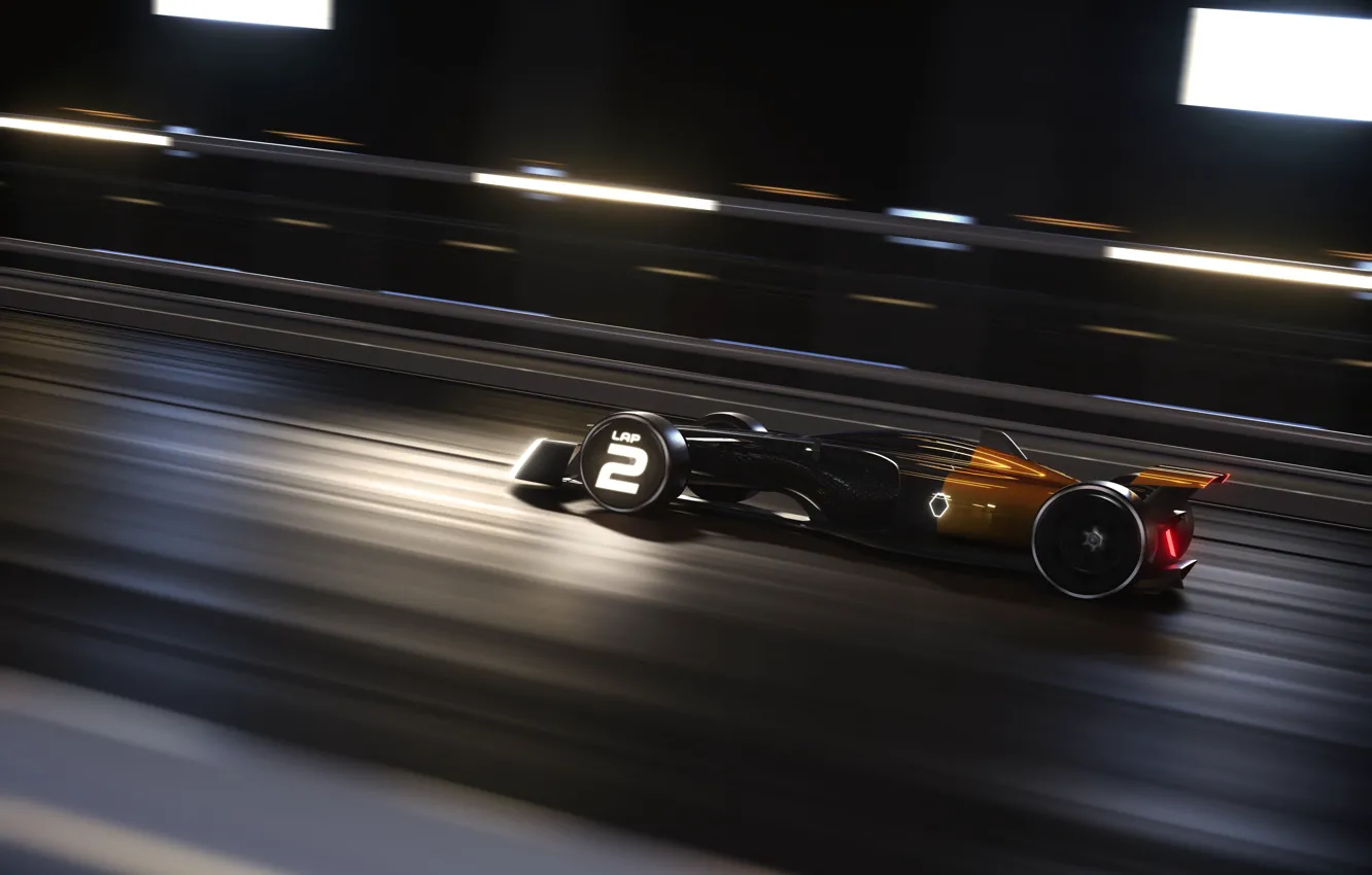 Photo wallpaper speed, Renault, 2017, Renault RS 2027 Vision