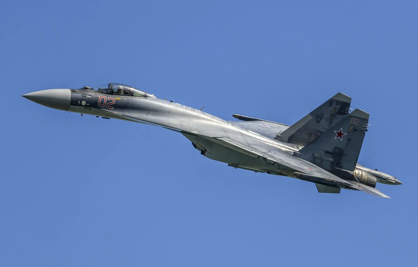 Photo wallpaper Sukhoi, multipurpose, Su-35S, fighter