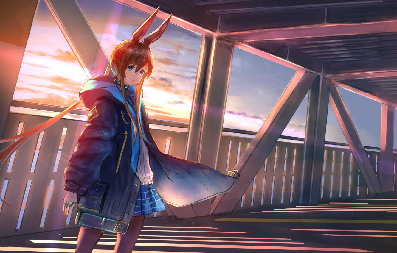 Photo wallpaper girl, fantasy, Arknights, Amiya