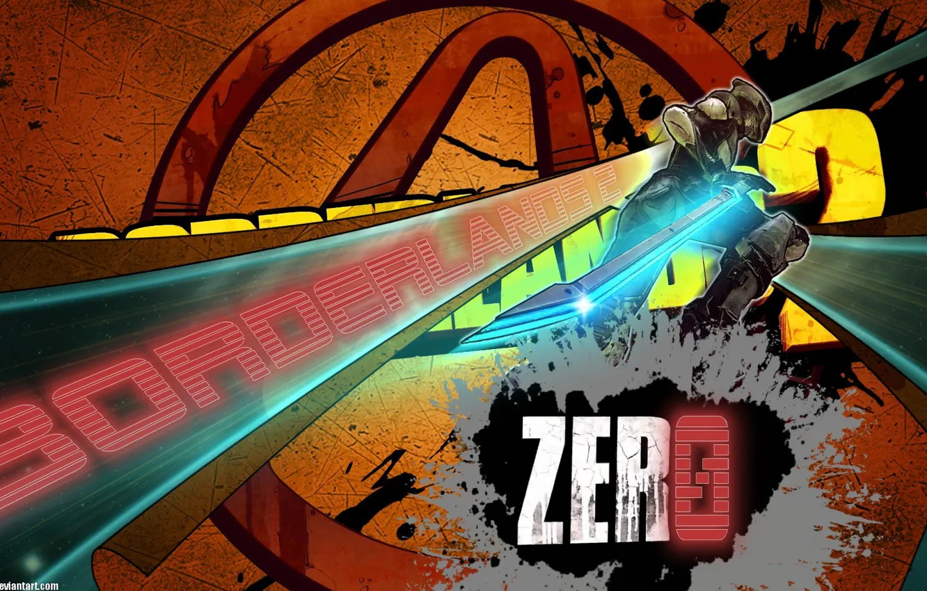 Photo wallpaper assassin, Zero, Borderlands 2, Zero