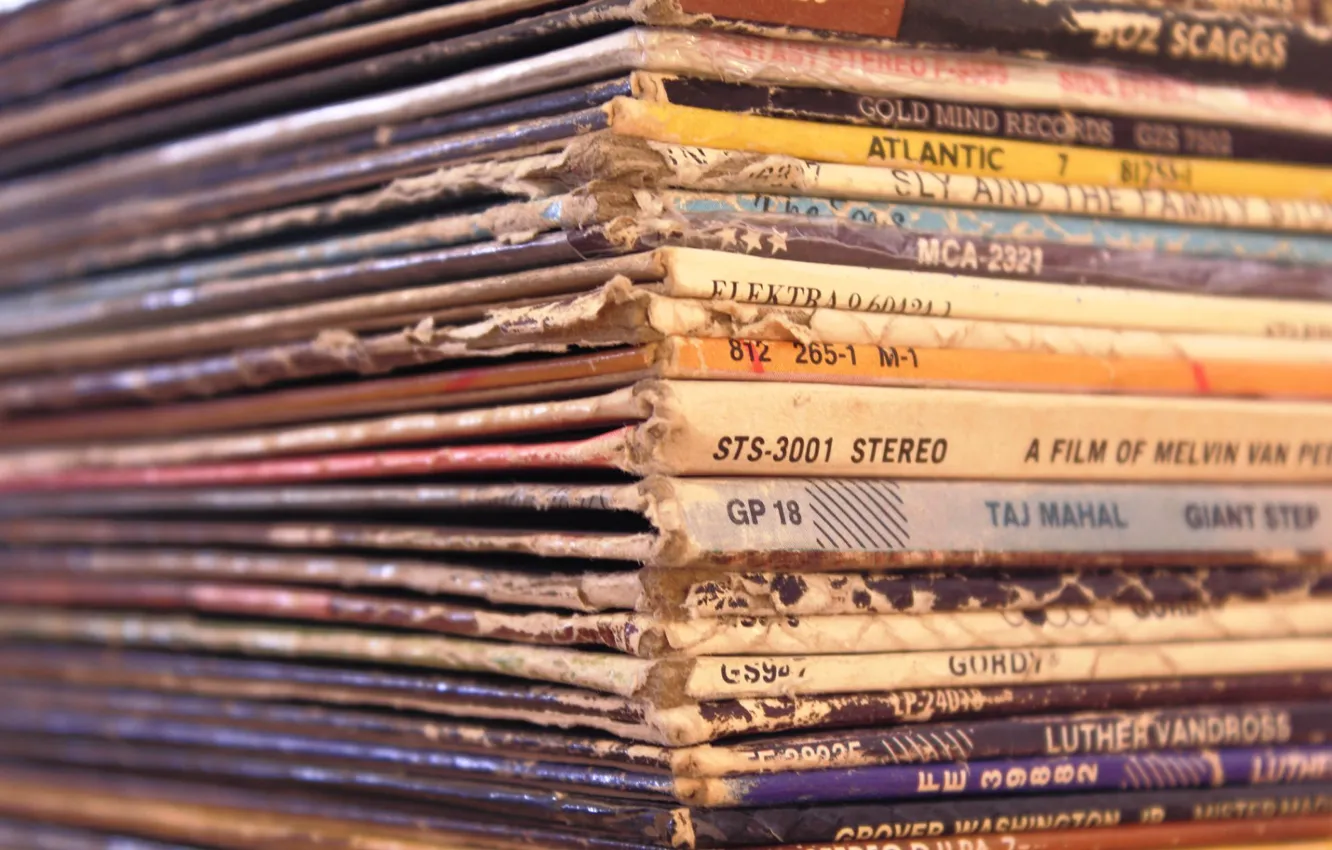 Photo wallpaper Vinyl, Record, albums