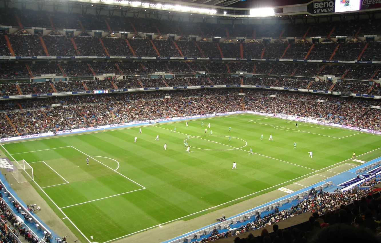Photo wallpaper football, Spain, spain, stadium, stadium, football, real, real