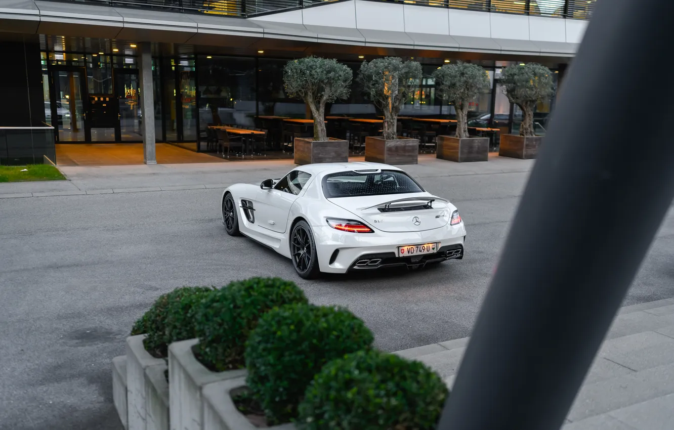 Photo wallpaper Mercedes-Benz, Mercedes, AMG, SLS, 2013, Mercedes-Benz SLS AMG Black Series