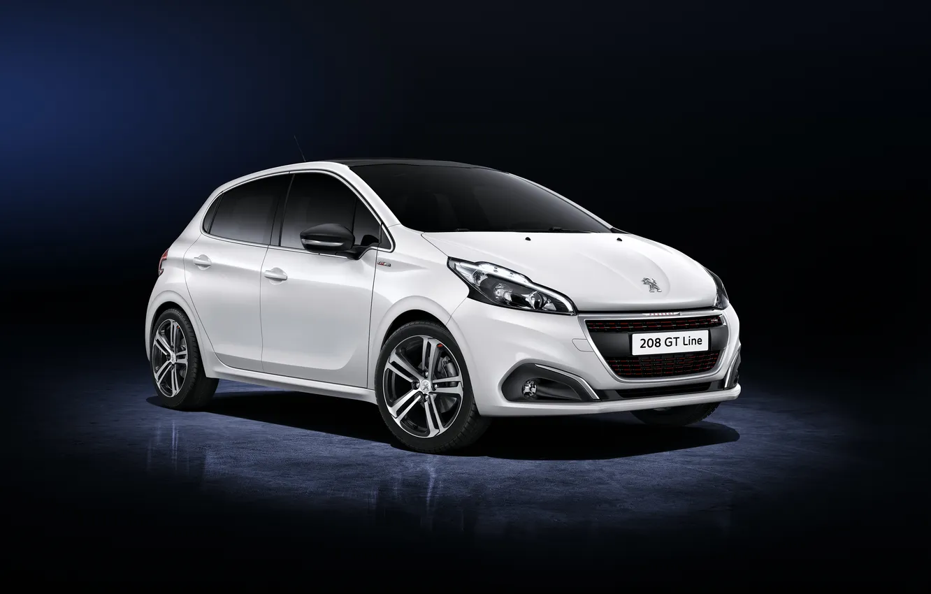 Photo wallpaper Peugeot, Peugeot, 5-door, 208, 2015