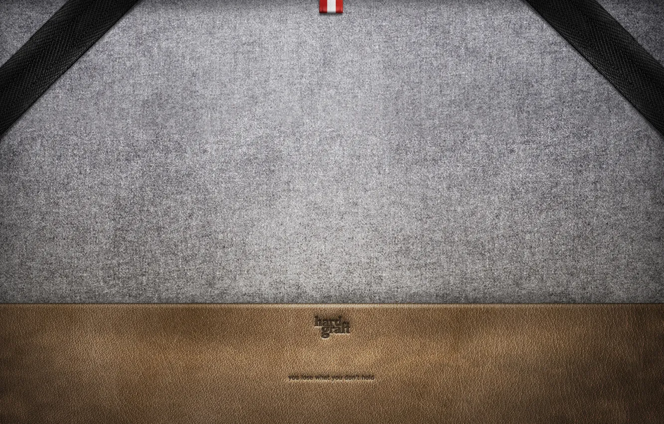 Photo wallpaper leather, fabric, label