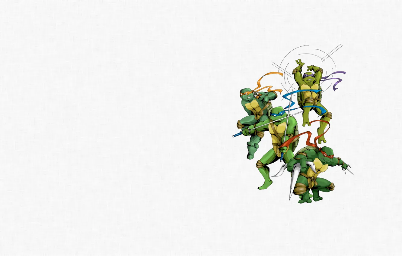 Photo wallpaper minimalism, Teenage mutant ninja turtles, Raphael, Leonardo, Donatello, Teenage Mutant Ninja Turtles, Michelangelo, mutant ninja …