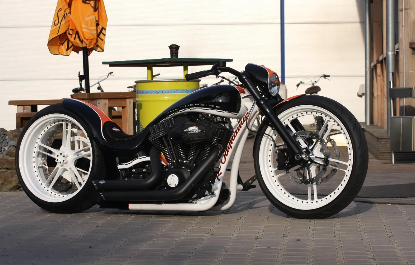 Photo wallpaper Harley-Davidson, Custom, Motorbike, Thunderbike